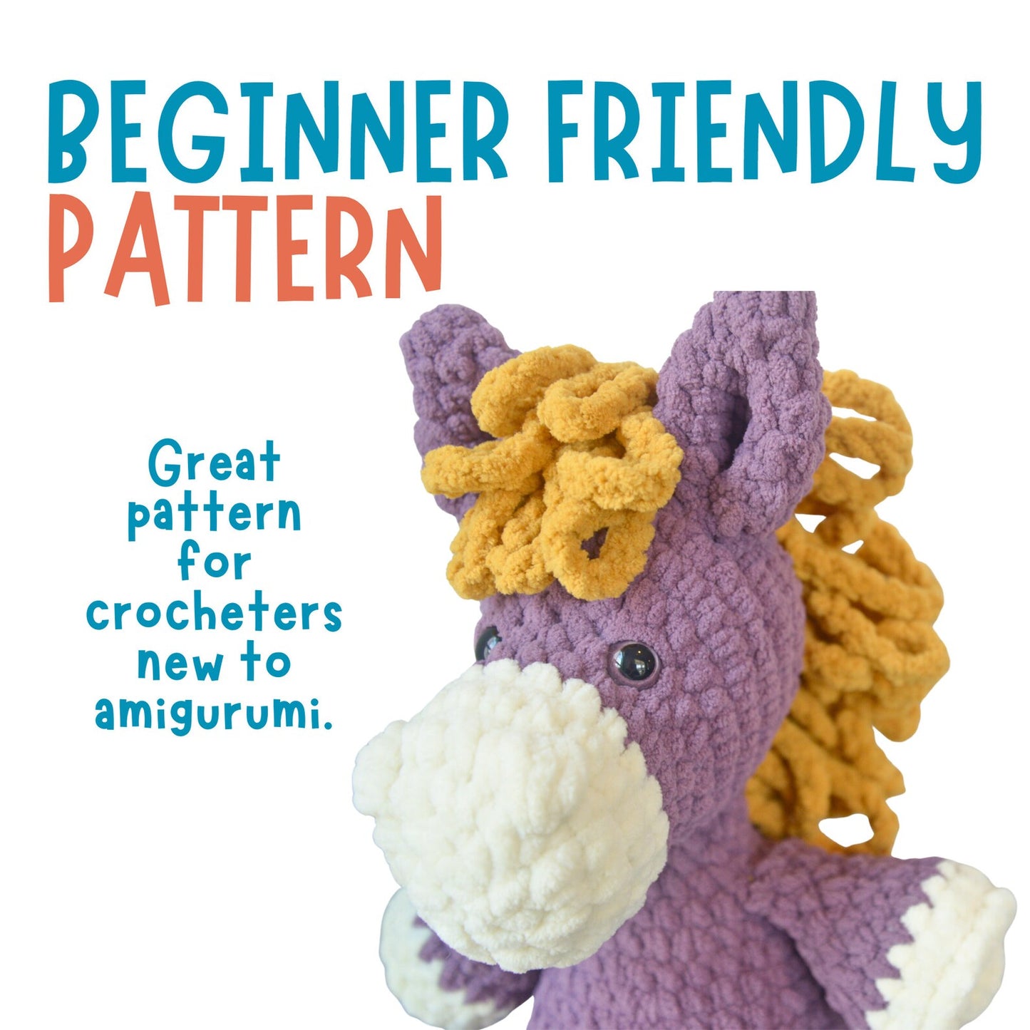 crochet horse plushie