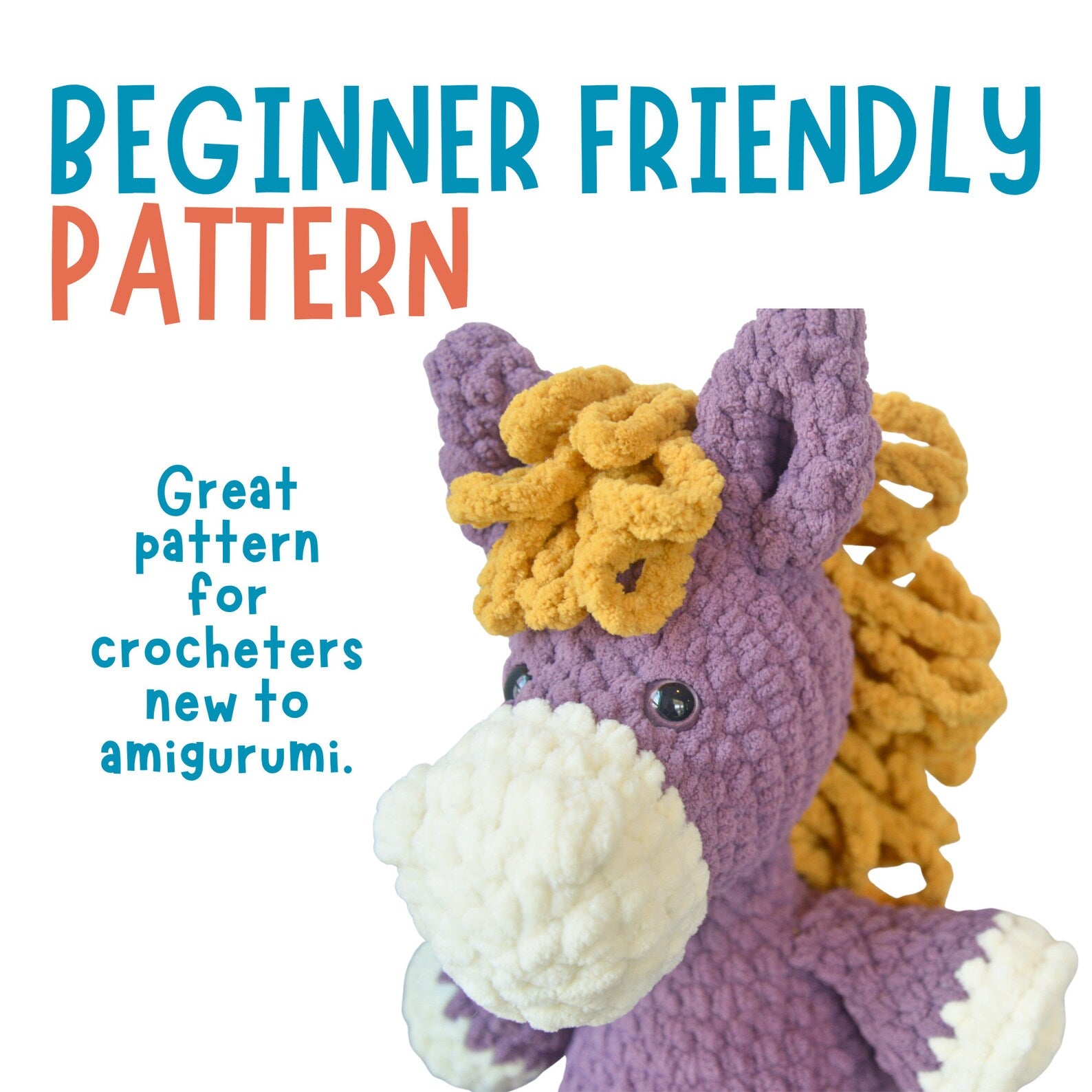 crochet horse plushie