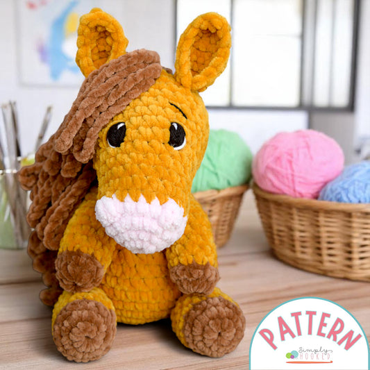 Crochet Horse Plushie