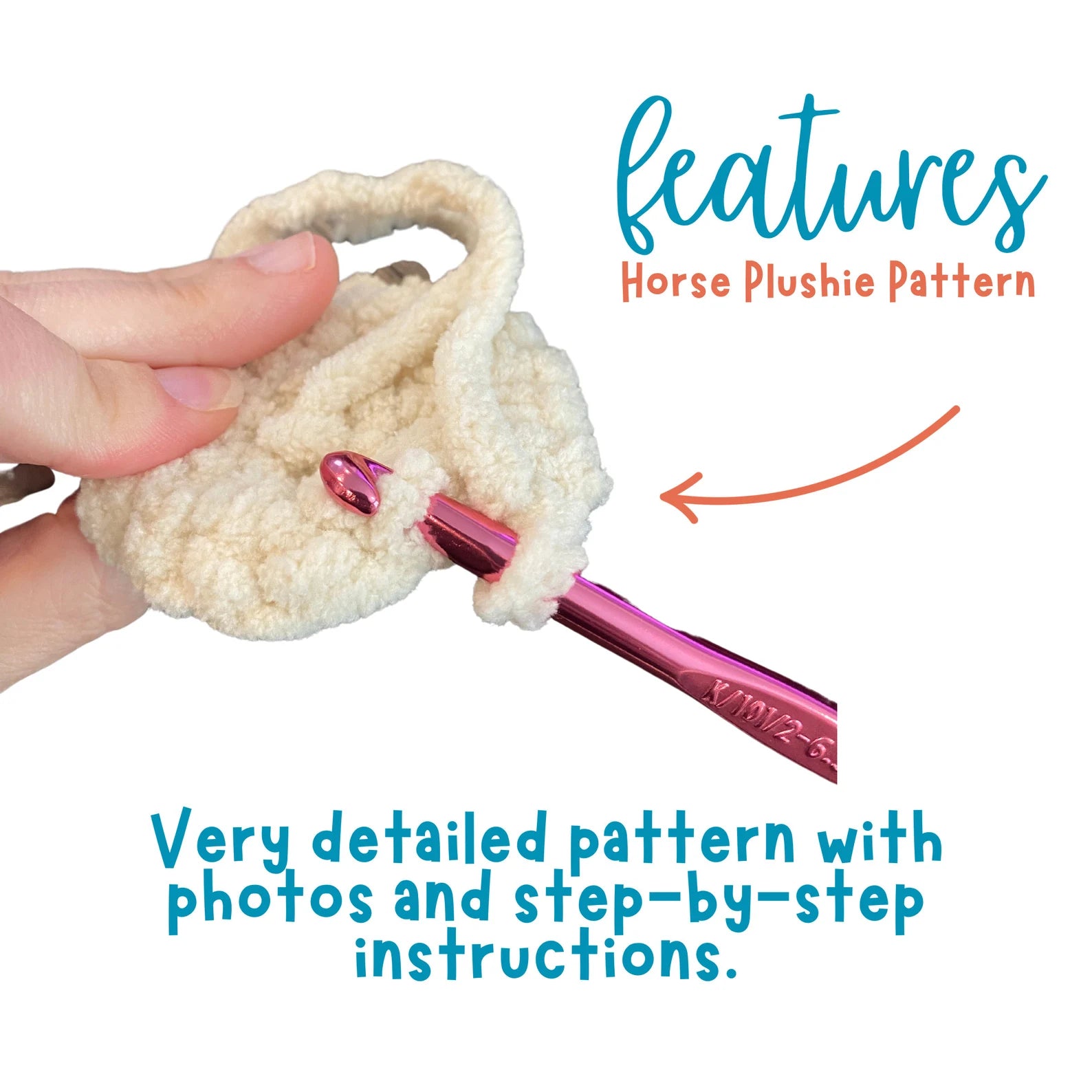crochet horse plushie