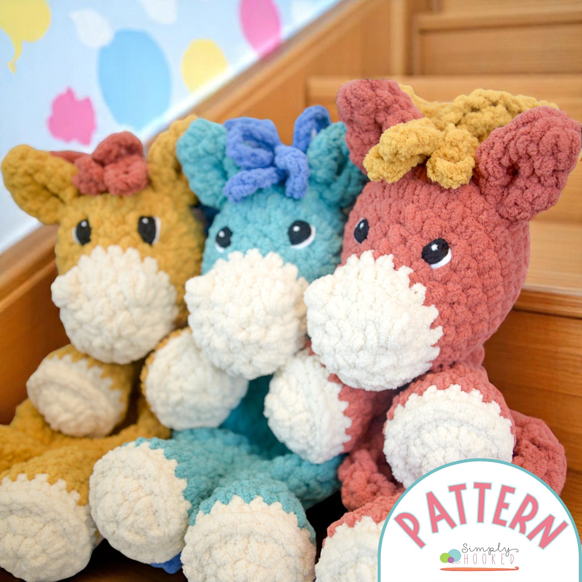 Crochet Horse Plush Pattern Baby-Safe Amigurumi Horse PDF