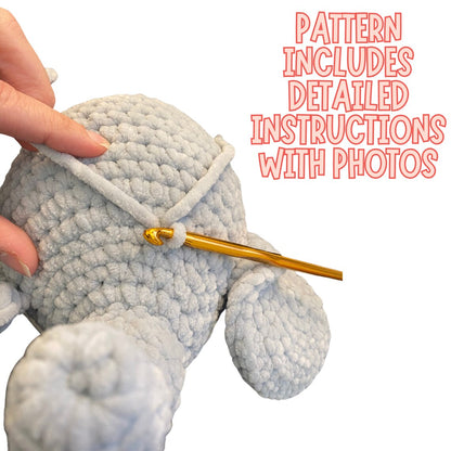 Crochet girl Elephant