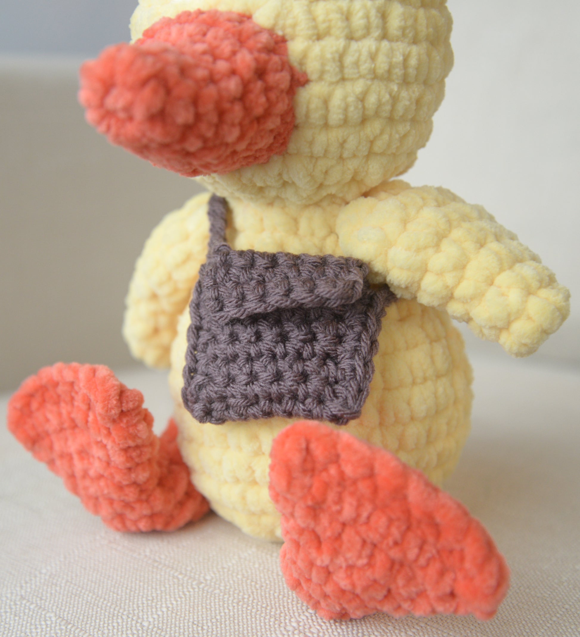  Crochet yellow Ducky
