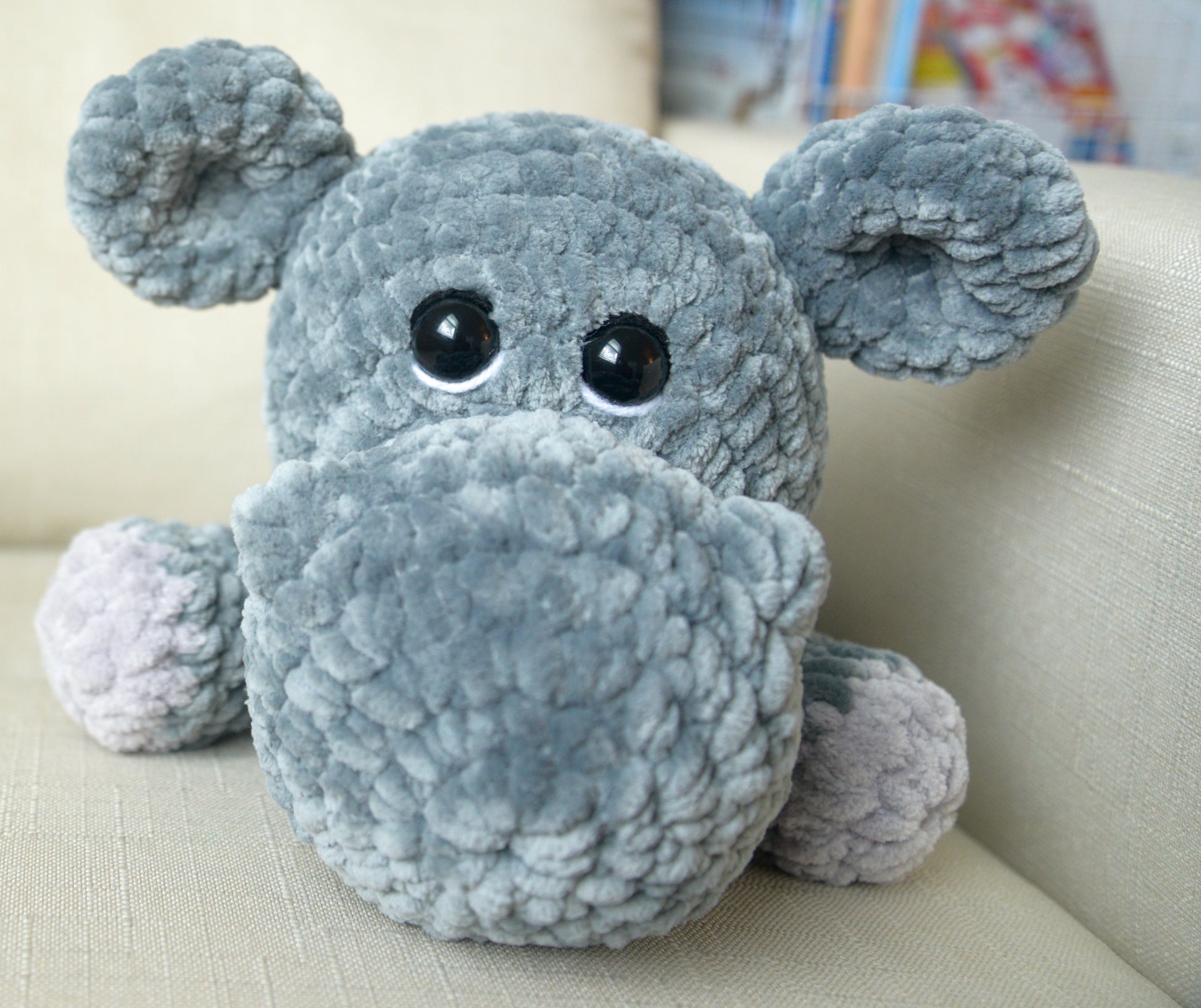 Hippo Snuggler crochet