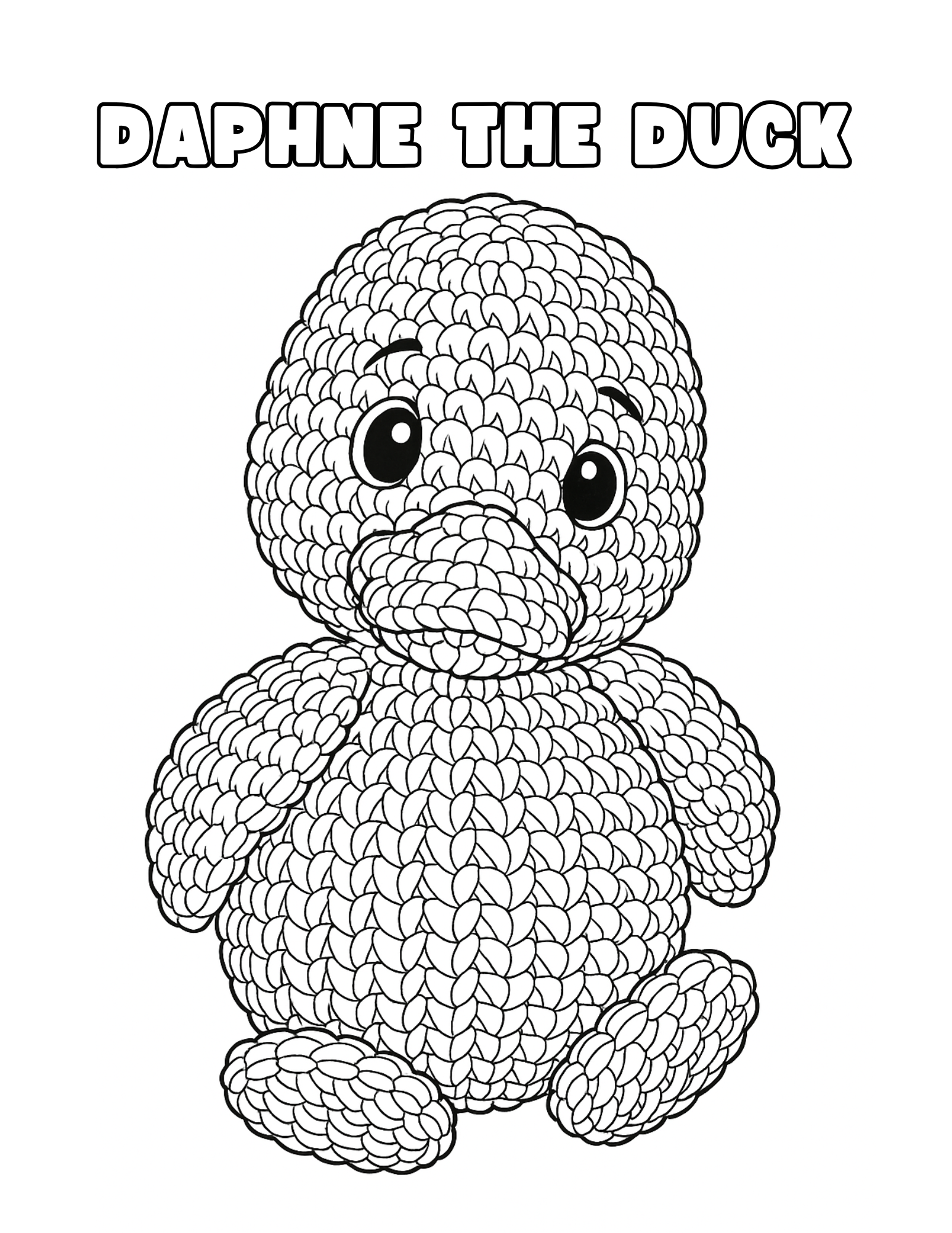 Duck Coloring Page