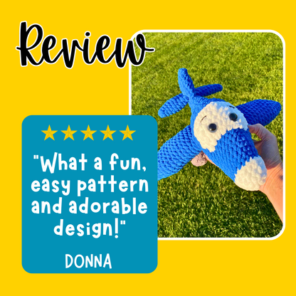 crochet airplane