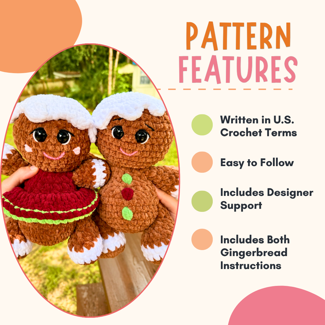 Gingerbread Crochet Patterns PDF