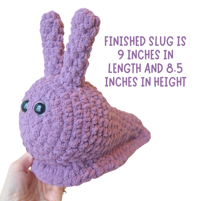 Garden Slug Low Sew Crochet Pattern For Beginners PDF Download