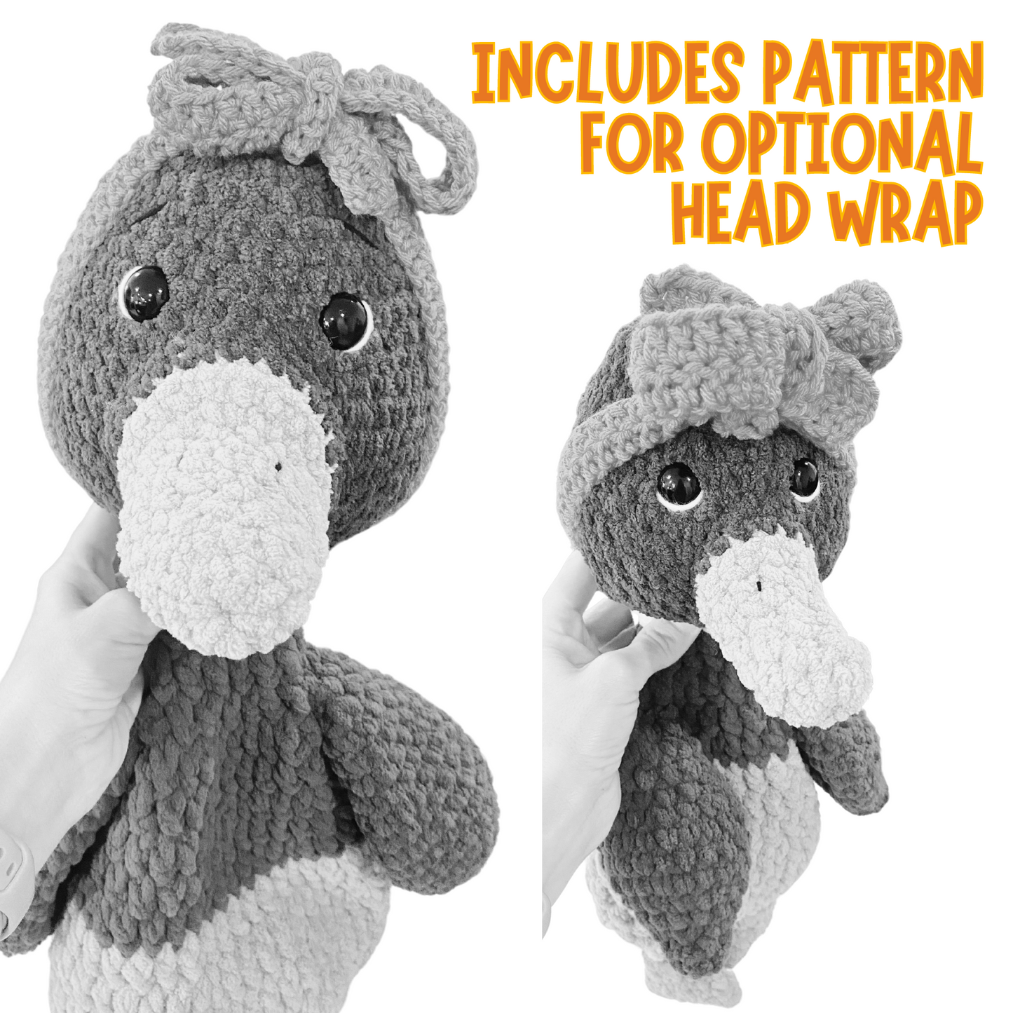 Mallard Duck Snuggler Crochet Pattern for Beginners PDF Download