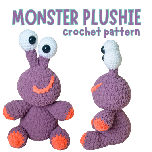 Halloween Crochet Patterns, Monster PDF Download