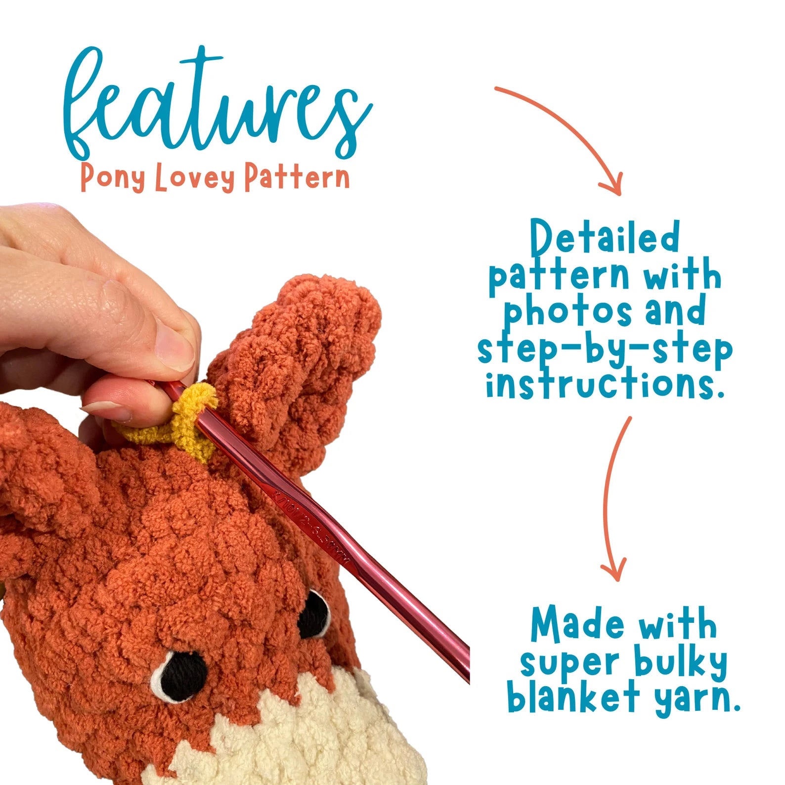 crochet horse
