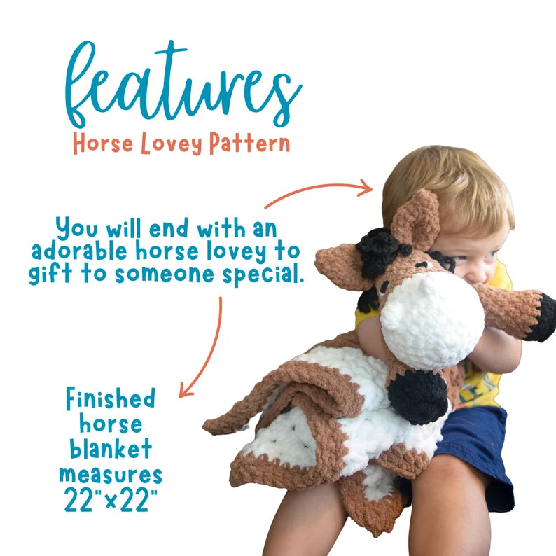 Horse Lovey Crochet 