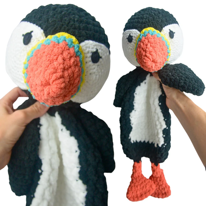 crochet puffin