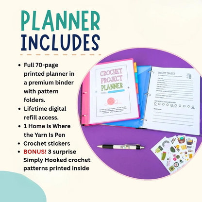 Crochet Project Planner & Pattern Organizer