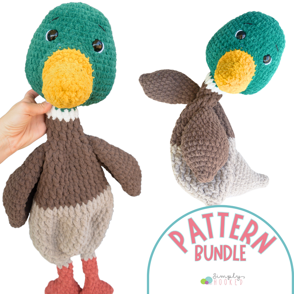 Mallard Duck Crochet Pattern for Beginners PDF | Simply Hooked – Simply ...