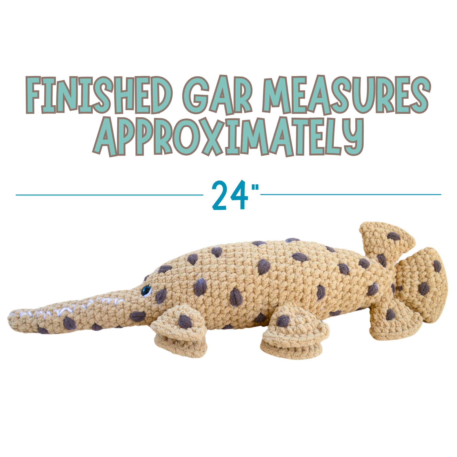 crochet gar fish