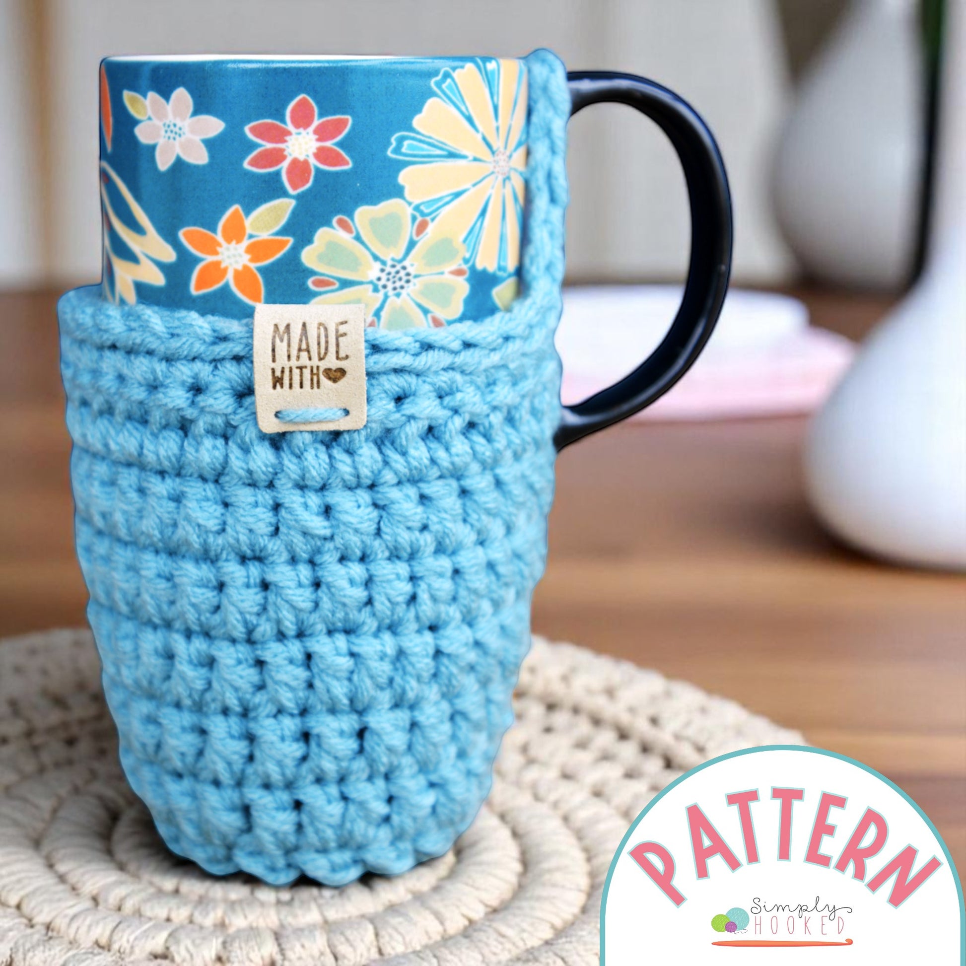 Travel Mug Cozy Crochet