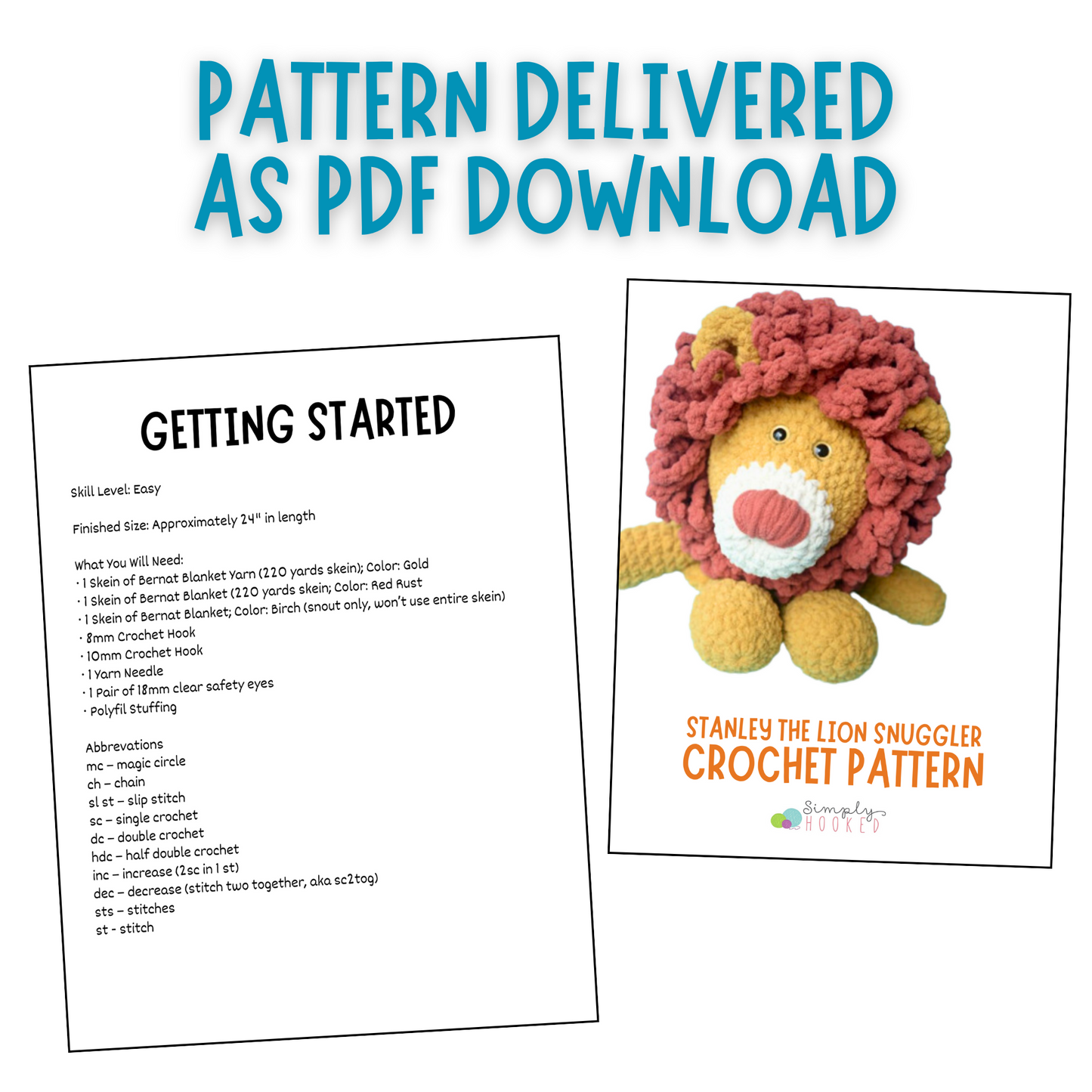 Crochet Lion Pattern