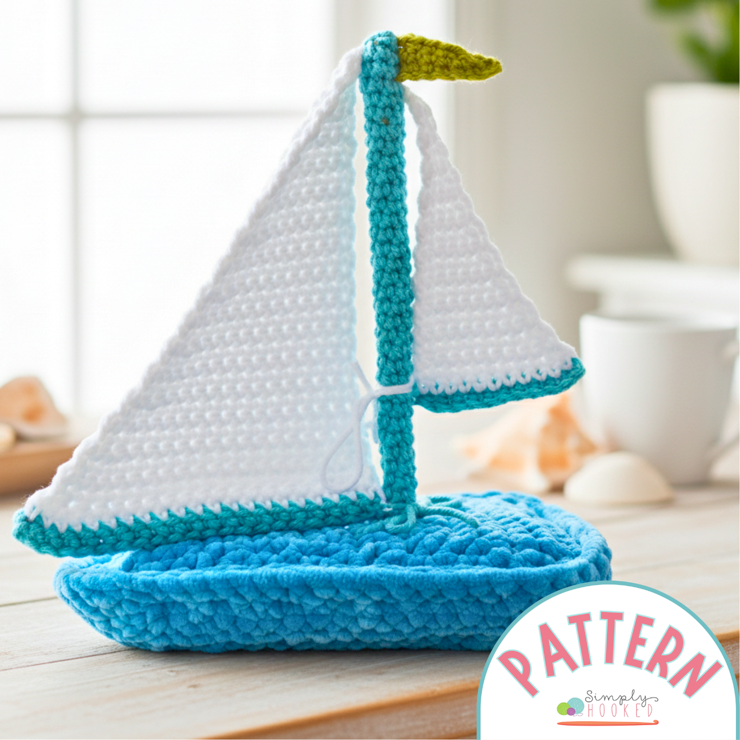 Sailboat Crochet Pattern PDF Download