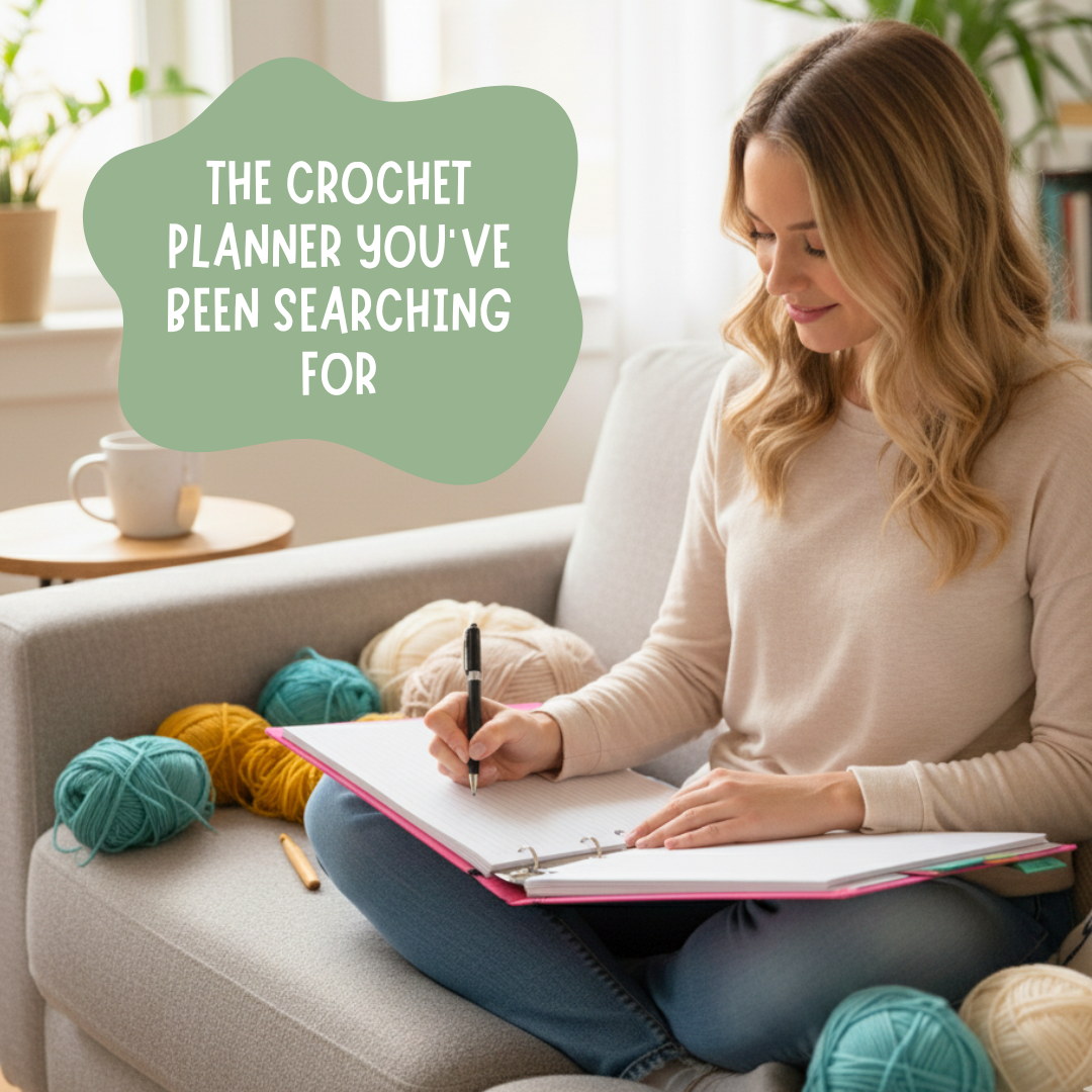 Crochet Project Planner | Track WIPs, Yarn Inventory & Patterns