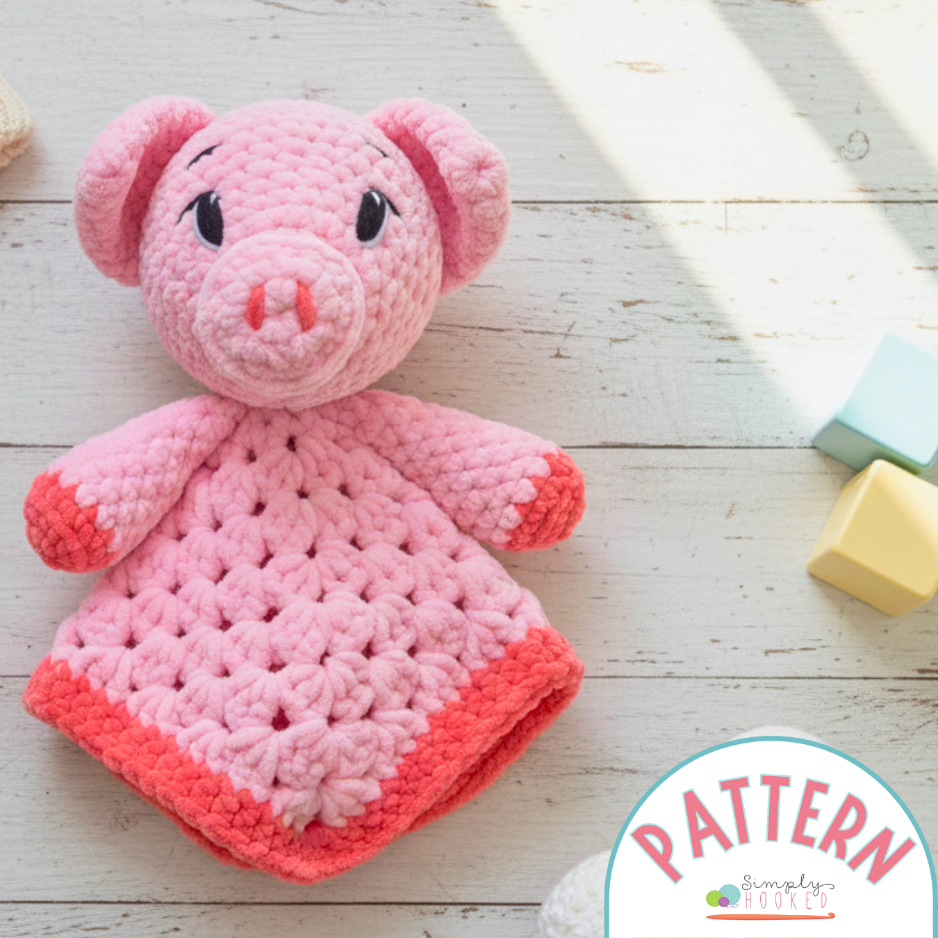 Pig Lovey Crochet Pattern PDF