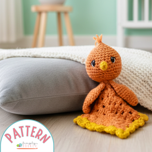 Crochet Bird Lovey Pattern PDF