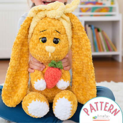 Easter Bunny Crochet Pattern – Easy Plush Toy for Beginners