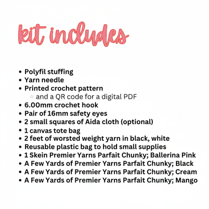 Crochet Kit – DIY Flamingo