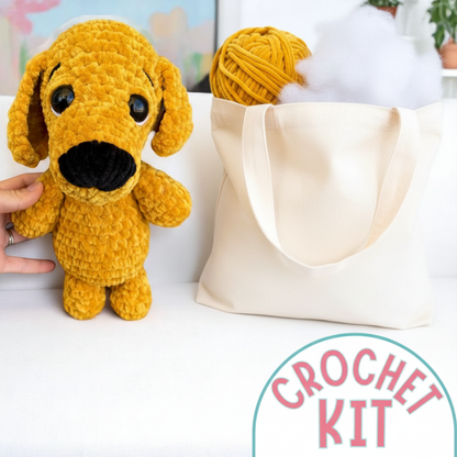 Beginner Crochet Kit – DIY Dog