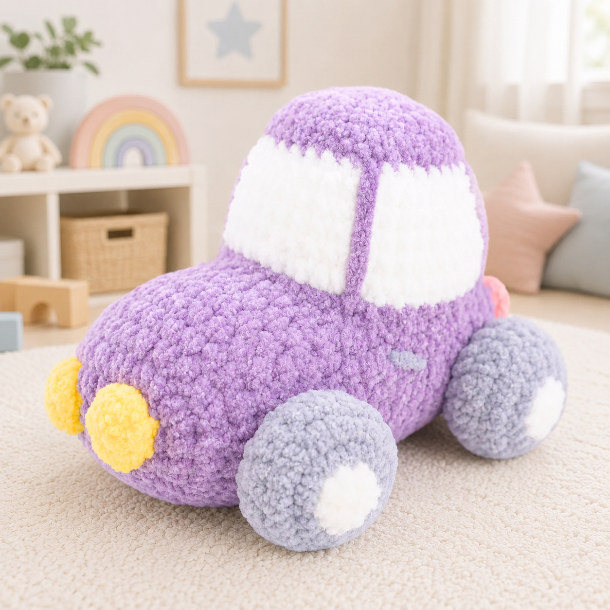 Car Crochet Pattern PDF