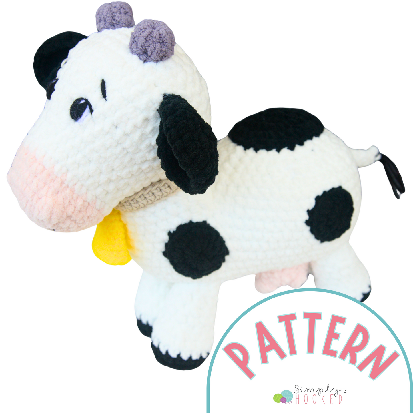 Crochet Cow Pattern PDF Download