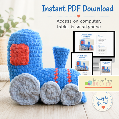 Crochet Train Pattern PDF