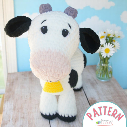 crochet cow plushie