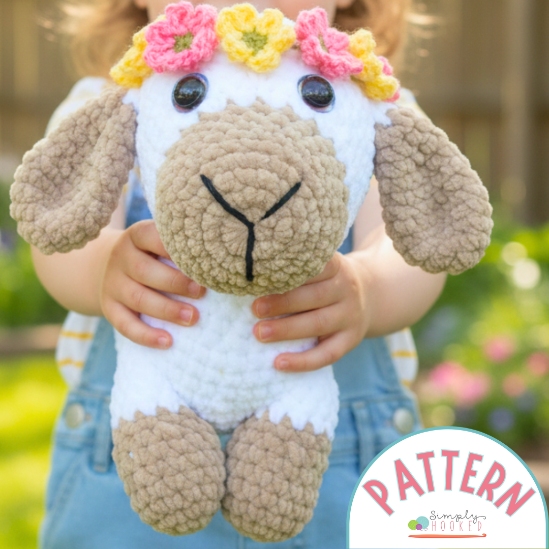 crochet lamb