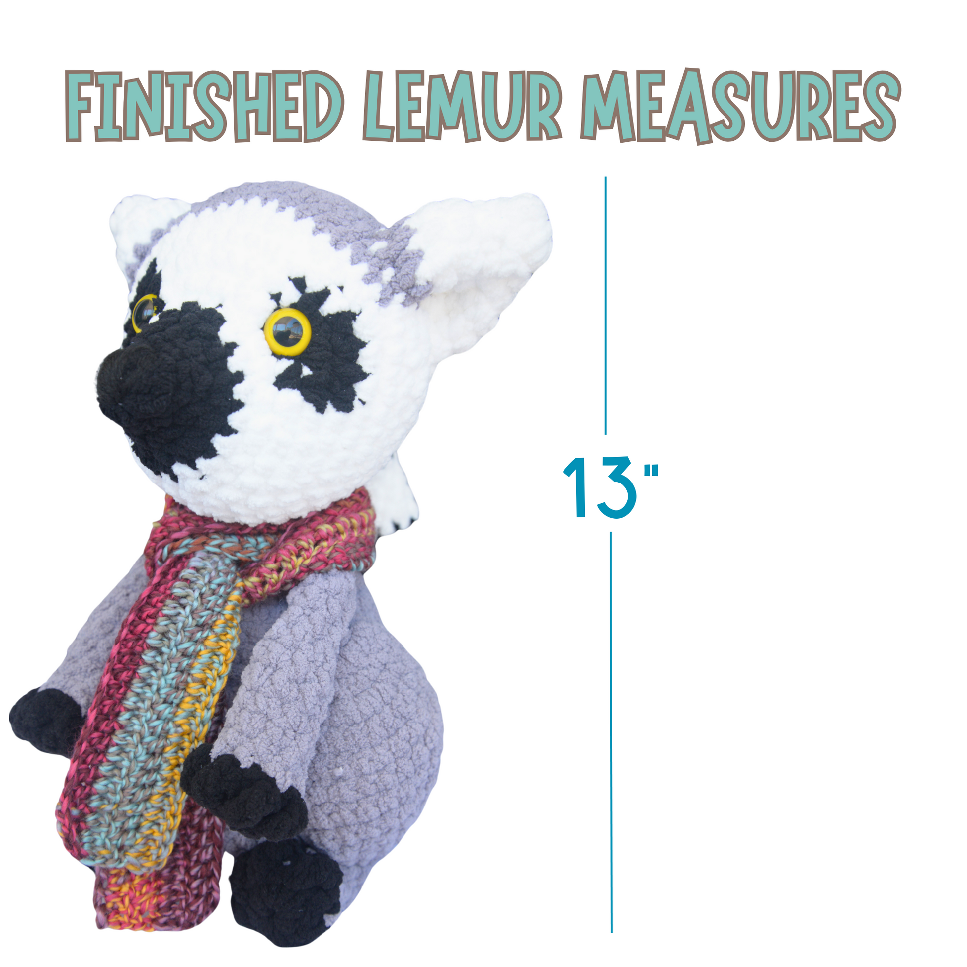 crochet lemur