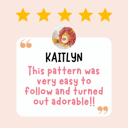 crochet lion review
