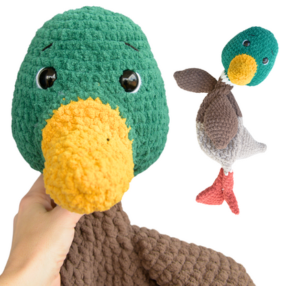 crochet mallard ducks
