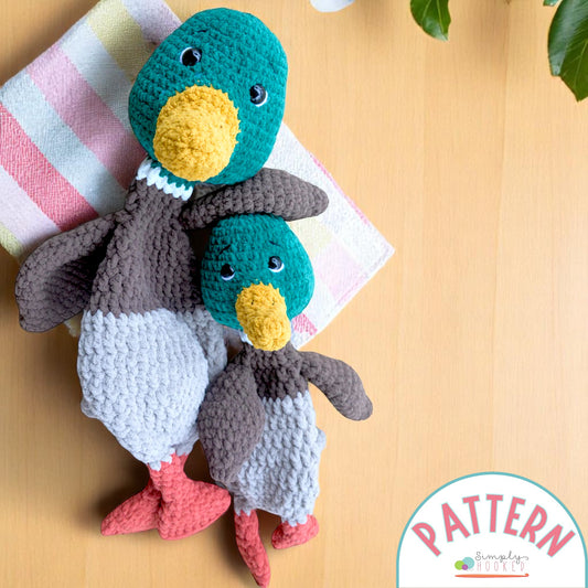 crochet mallard ducks