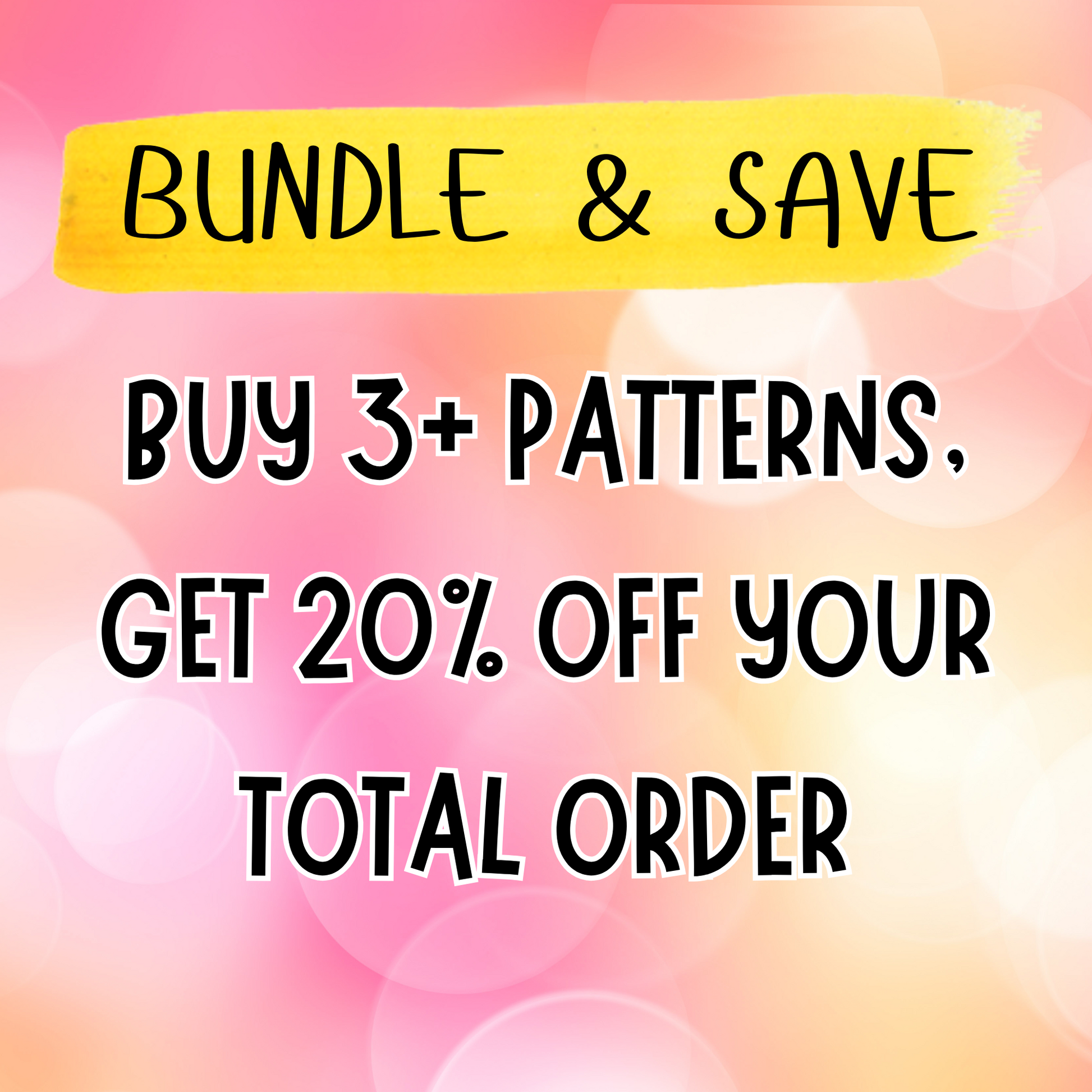 crochet patterns bundle and save