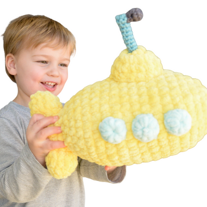 crochet submarine toy