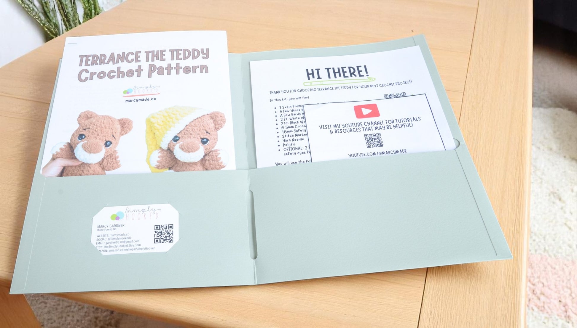 folder with pattern