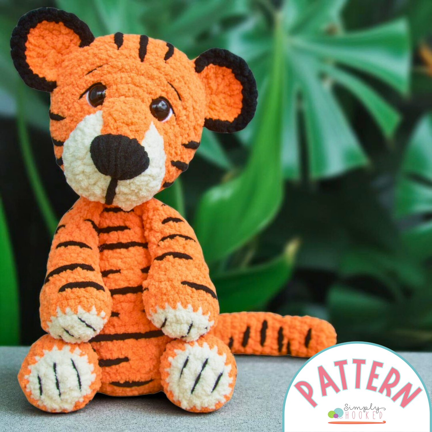 crochet tiger