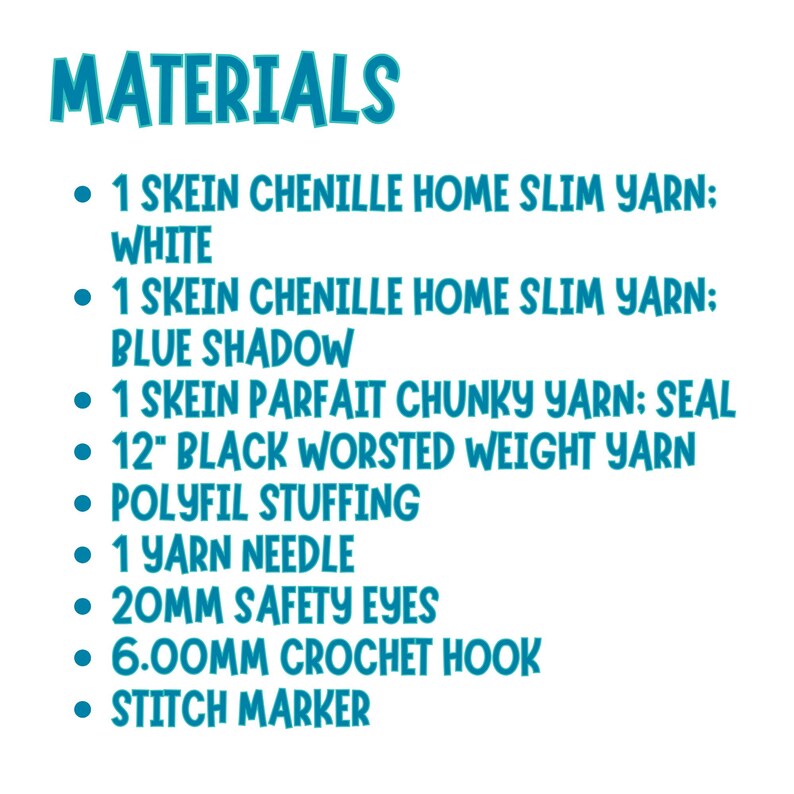 crochet toy airplane materials