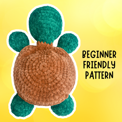 crochet turtle plushie