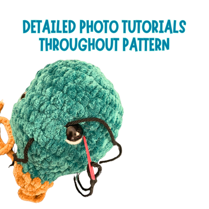 crochet turtle plushie how to photo