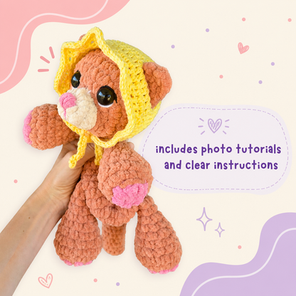Cat Crochet Pattern PDF