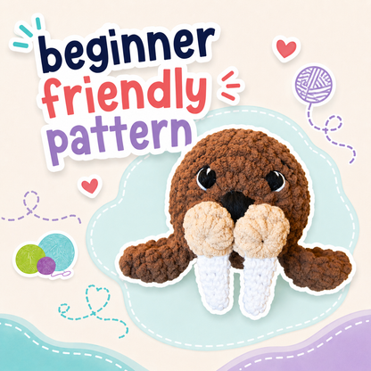 Walrus Crochet Pattern PDF