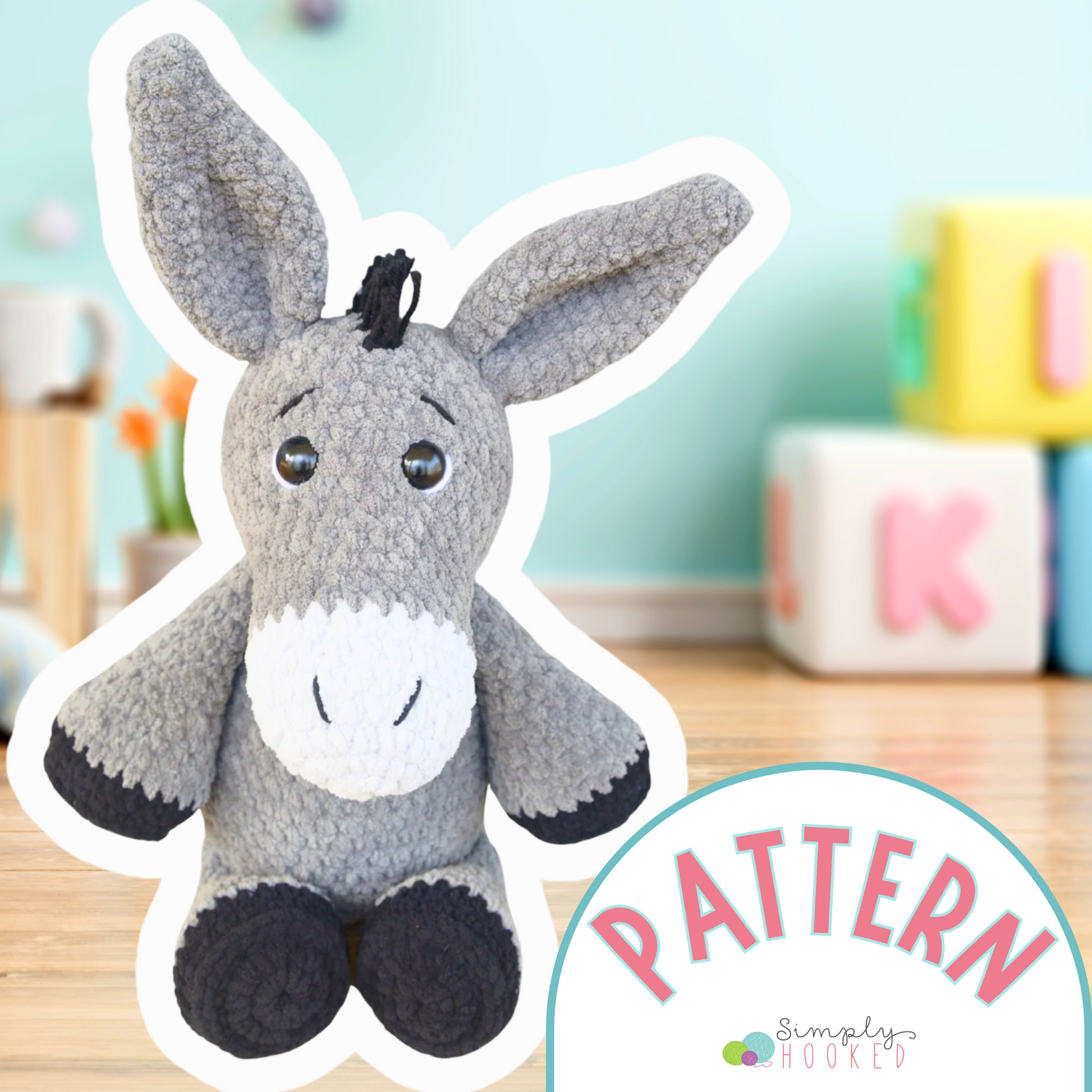 crochet donkey