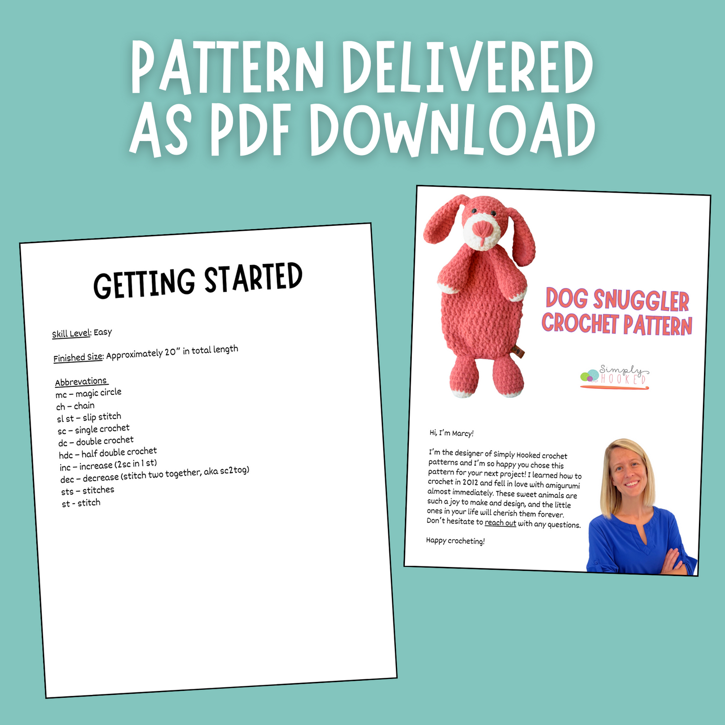 Amigurumi Dog Crochet Pattern