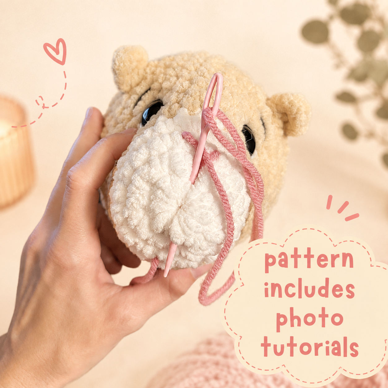 Hamster & Guinea Pig Crochet Pattern Bundle